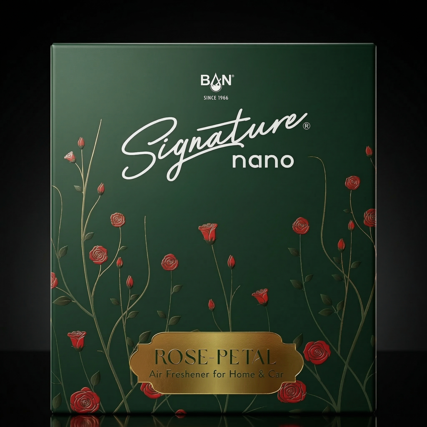 SIGNATURE NANO AIR FRESHENER HOME & CAR- ROSE PETALS 10G