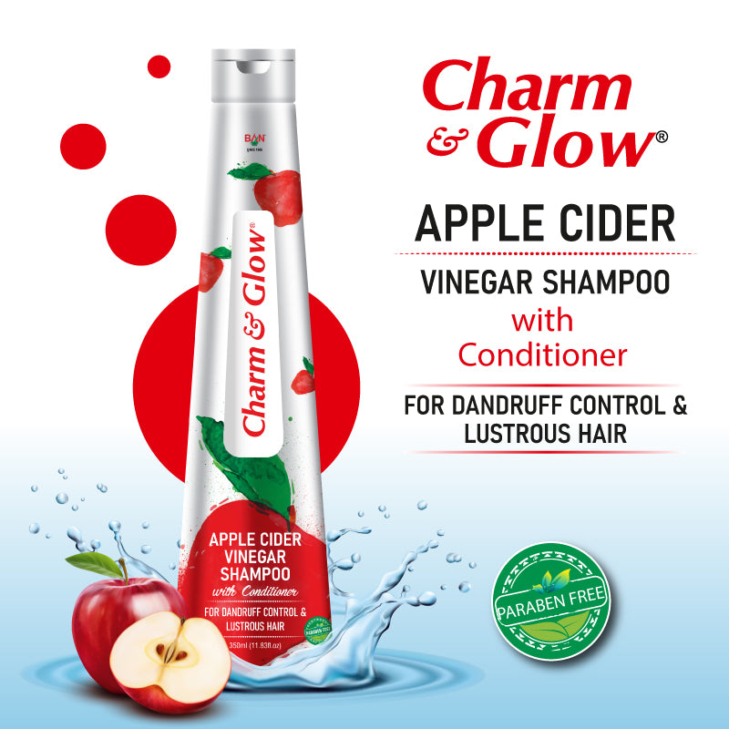 CHARM & GLOW APPLE CIDER VINEGAR SHAMPOO