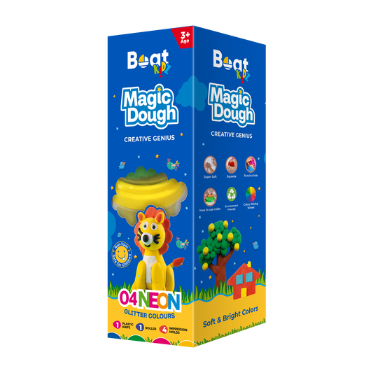 Magic Modelling Dough - 4 Shades (All Glitter Colors)