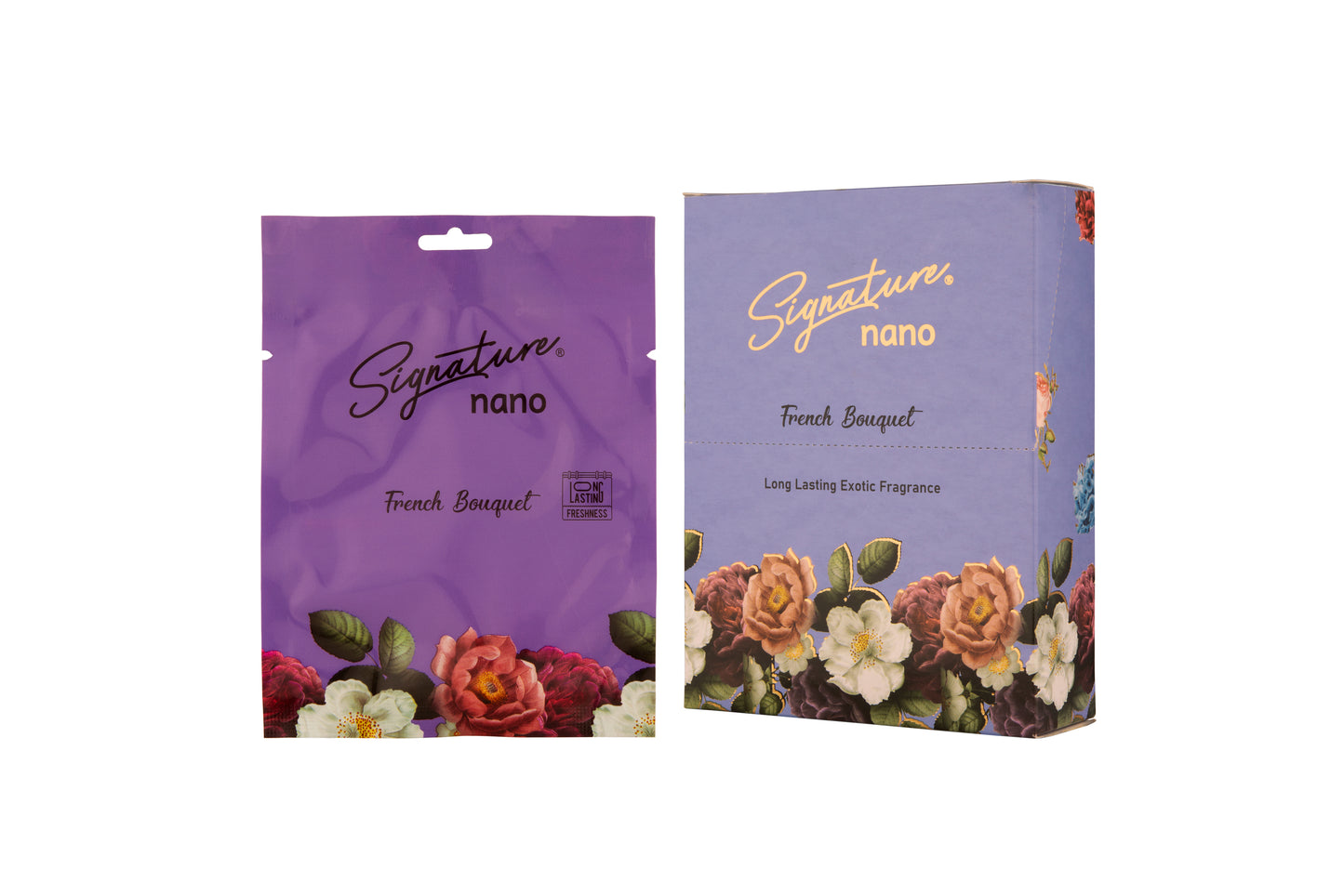 SIGNATURE NANO AIR FRESHENER HOME & CAR- FRENCH BOUQUET 10G