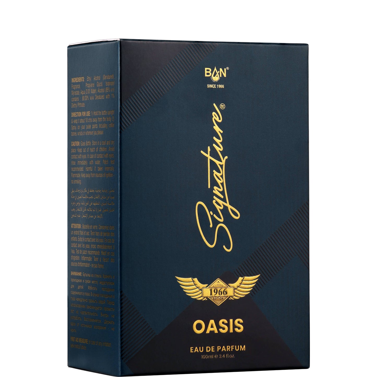 OASIS Signature Duo – Men's 100ml EDP & 150ml Deodorant Combo | Clean Fresh Woody