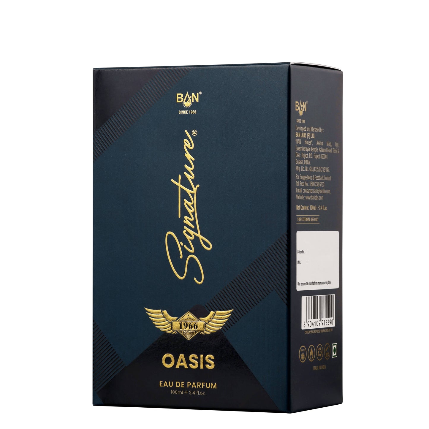 OASIS Signature Duo – Men's 100ml EDP & 150ml Deodorant Combo | Clean Fresh Woody