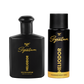 HELIODOR Signature Duo – Men's 100ml EDP & 150ml Deodorant Combo | Woody Chypre Leather