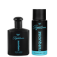 TURQUOISE Signature Duo – Men's 100ml EDP & 150ml Deodorant Combo | Amber Spicy Leather