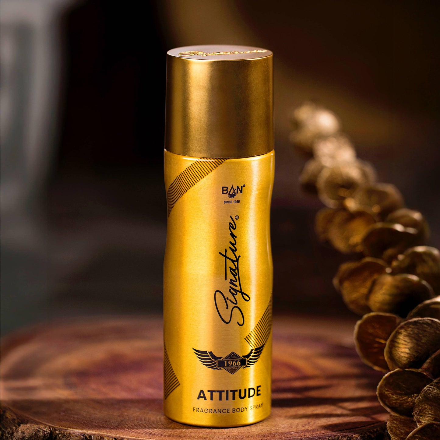 ATTITUDE Signature Duo – Men's 100ml EDP & 150ml Deodorant Combo | Warm Spicy Leather