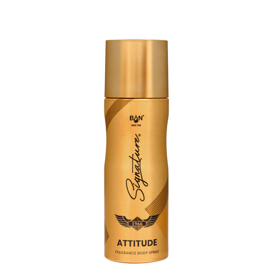 ATTITUDE – Men's Perfume Deodorant - 150ml | Warm Spicy Leather Body Spray