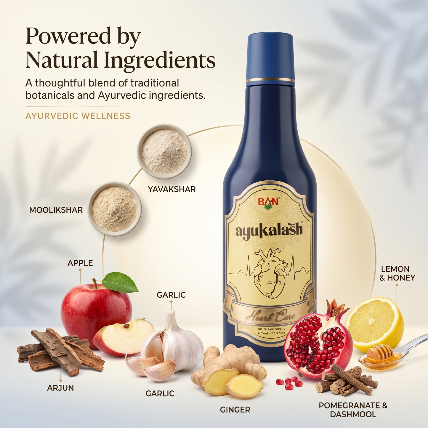Ayukalash Heart Care Syrup | Natural Ingredients for Heart Health