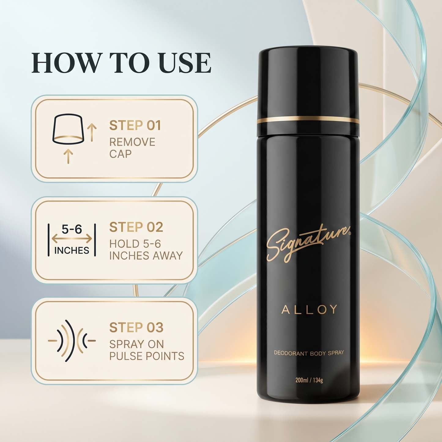 Signature Perfume Body Spray - "ALLOY" - 200 ML