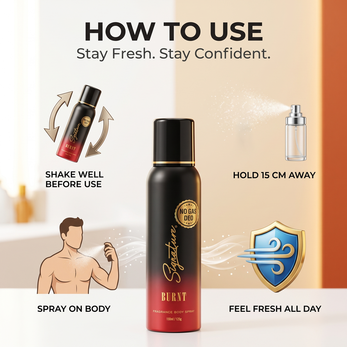 Signature Burnt Perfume Body Spray – 150ml
