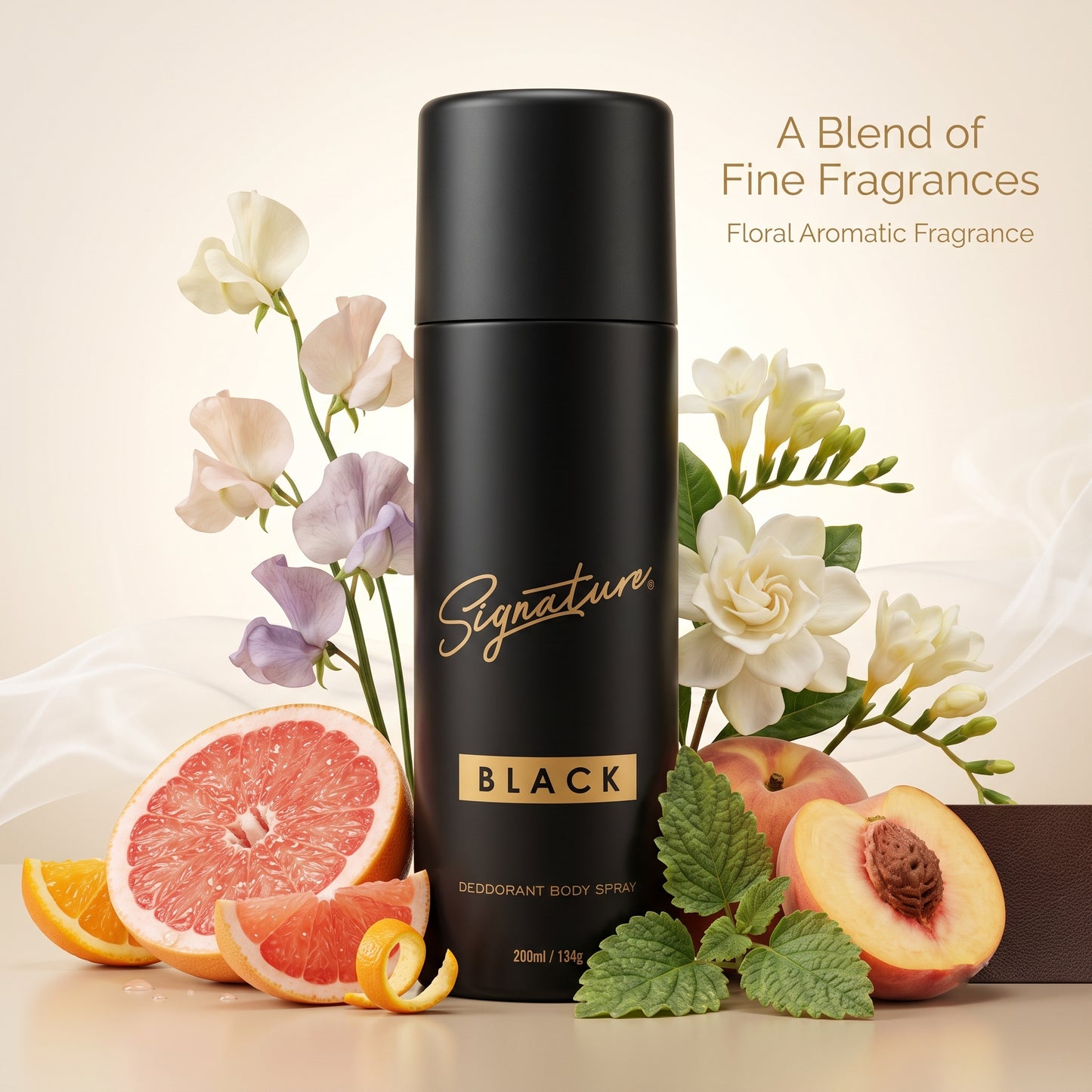 Signature Perfume Body Spray - Black 200 ML