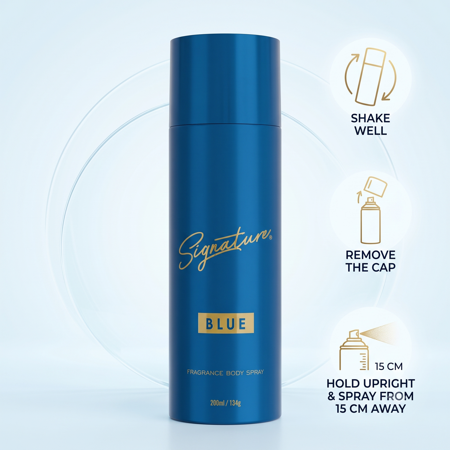 Signature Perfume Body Spray - Blue 200 ML
