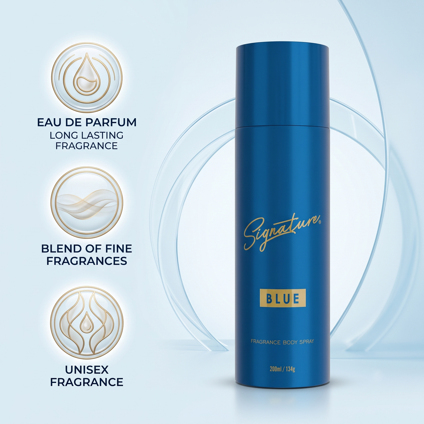 Signature Perfume Body Spray - Blue 200 ML