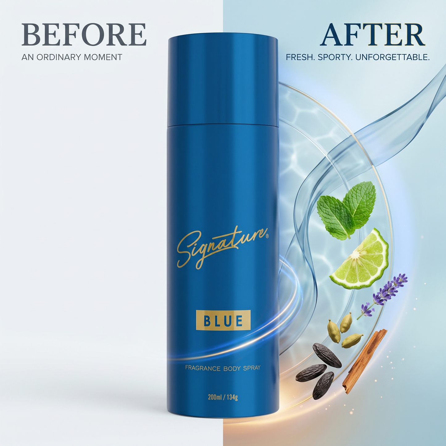 Signature Perfume Body Spray - Blue 200 ML