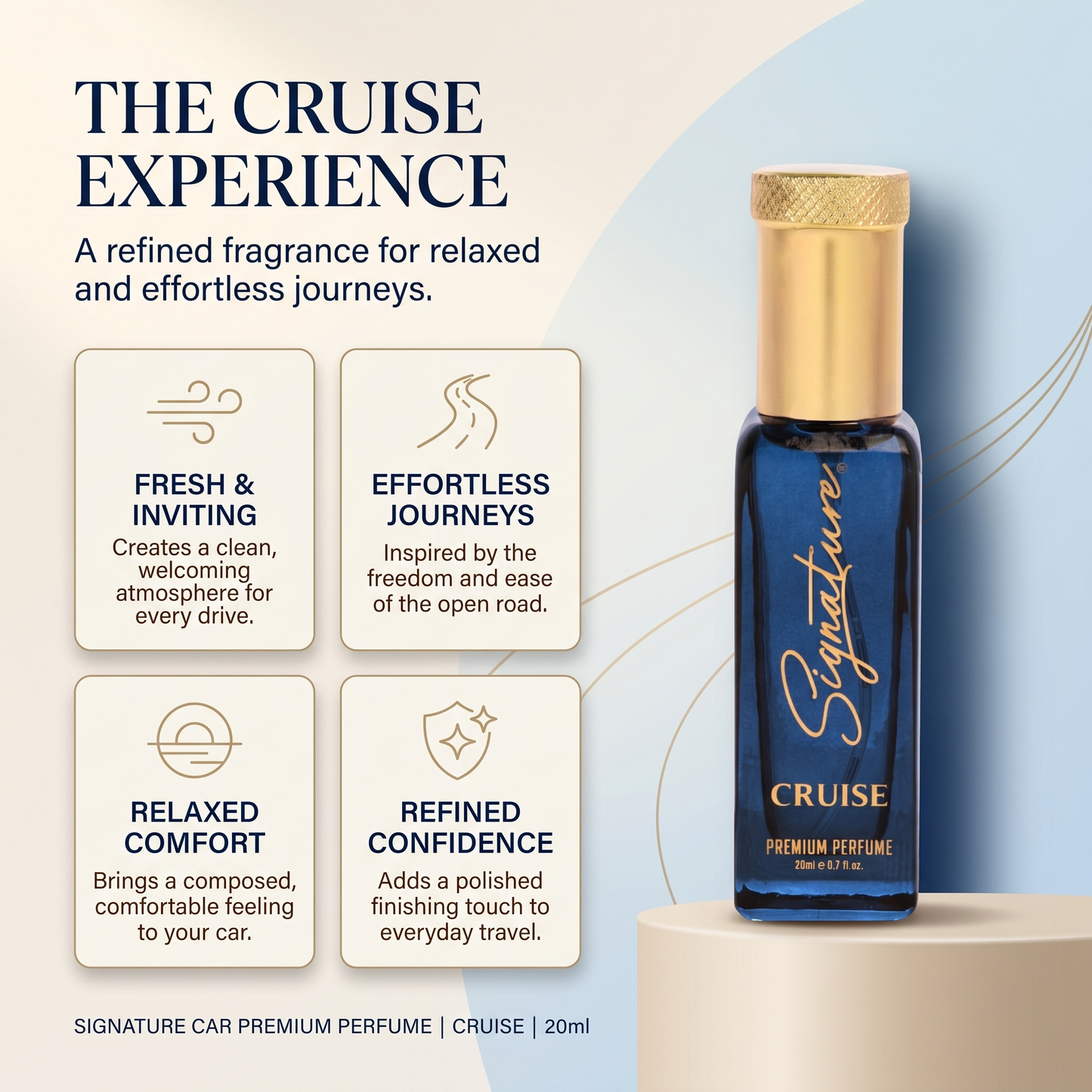 SIGNATURE CAR PREMIUM PERFUME - CRUISE - 20ML