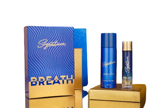 Signature Gift Set of 200 Ml Deo + 60 Ml EDP & GET FREE DEODORANT WORTH Rs 150/- OF YOUR CHOICE!!!