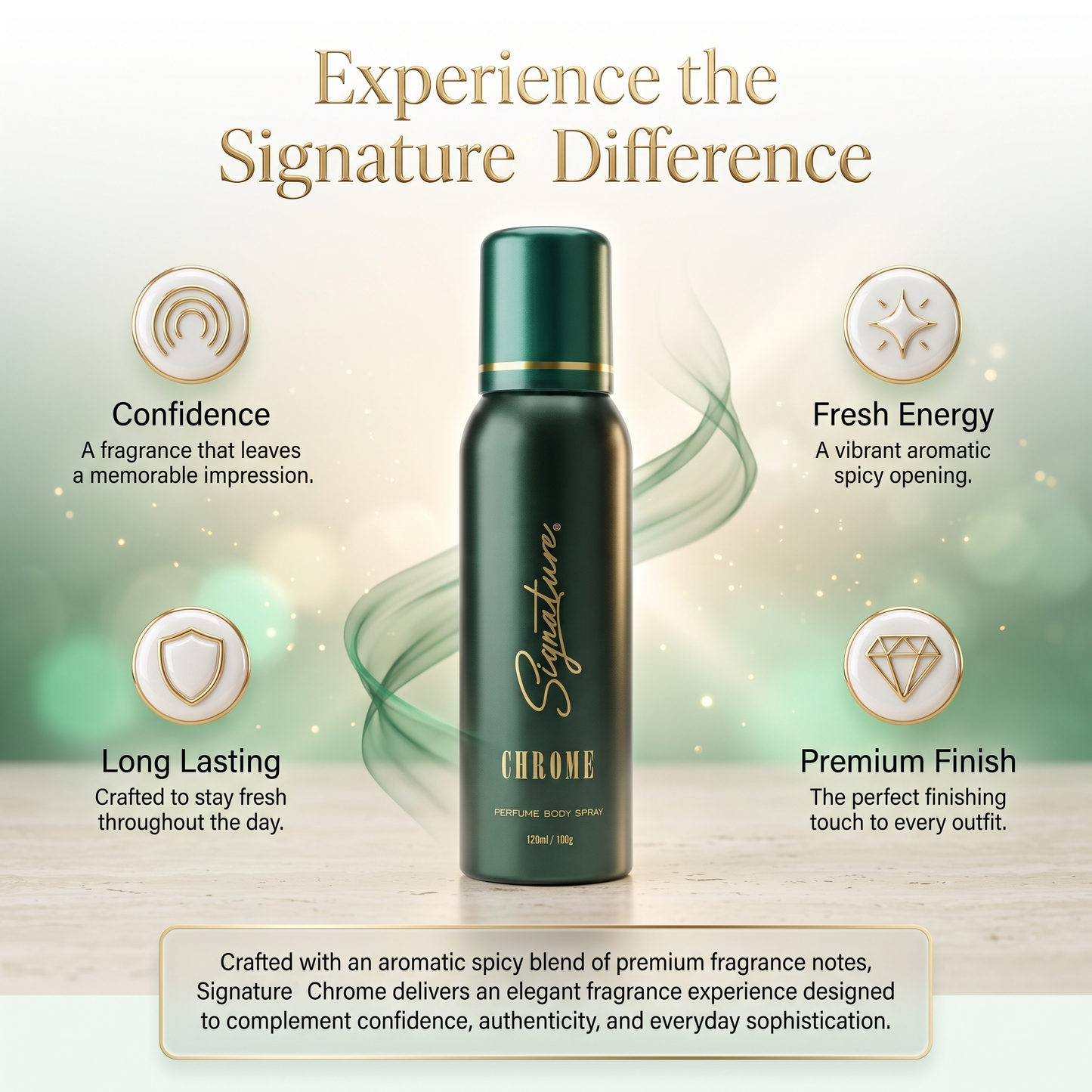 Chrome Perfume Body Spray
