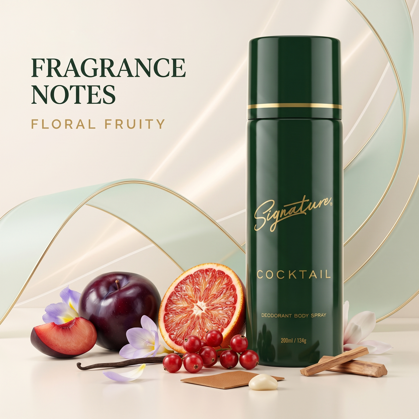 Signature Cocktail Deodorant - 10 International Frangrances Just in 1 Deo