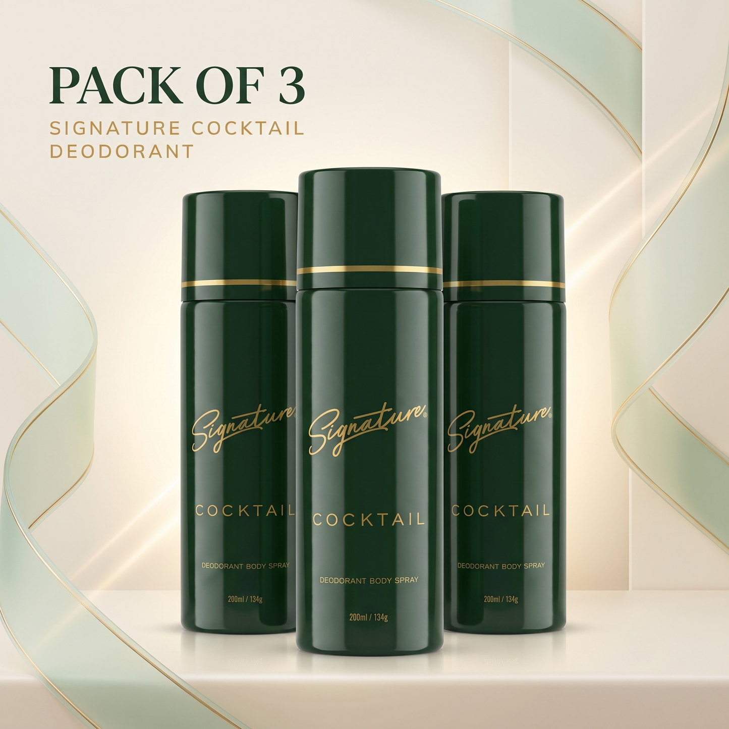 Signature Cocktail Deodorant - 10 International Frangrances Just in 1 Deo