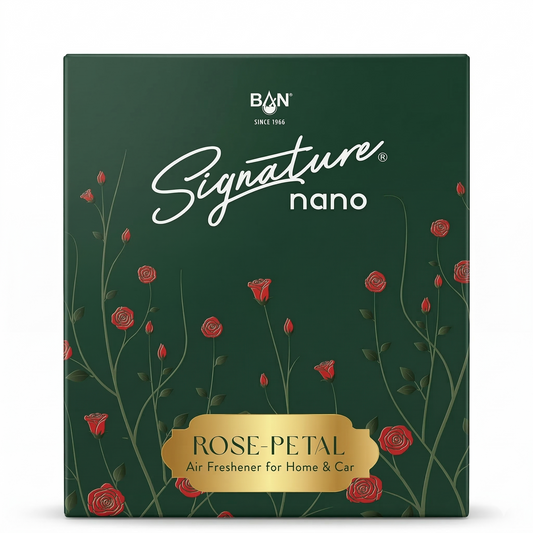SIGNATURE NANO AIR FRESHENER HOME & CAR- ROSE PETALS 10G