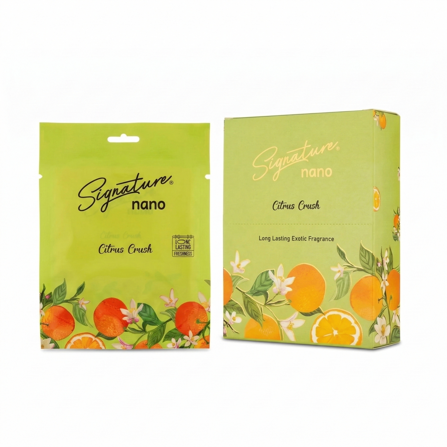 SIGNATURE NANO AIR FRESHENER HOME & CAR- CITRUS CRUSH 10G