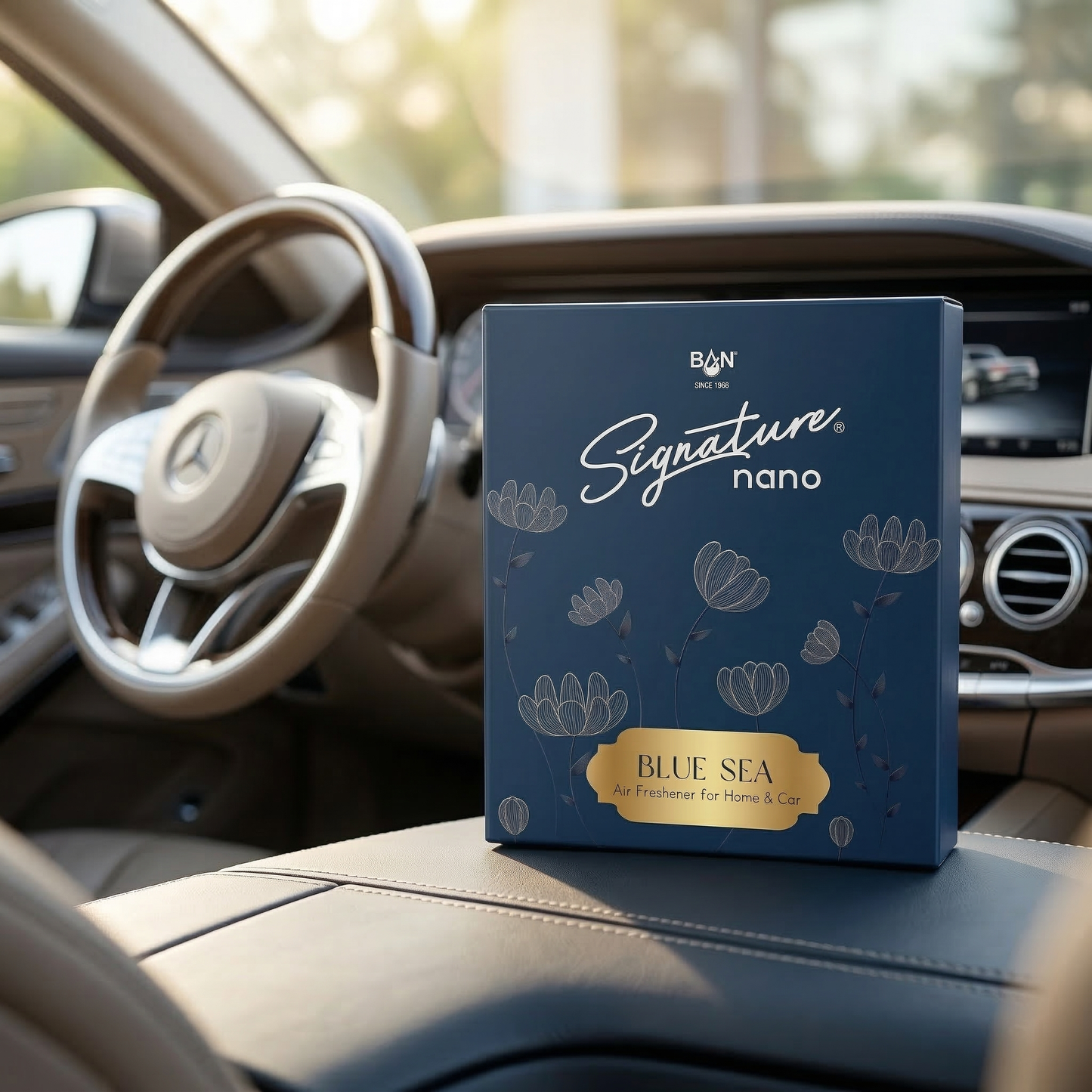 SIGNATURE NANO AIR FRESHENER HOME & CAR- BLUE SEA 10G