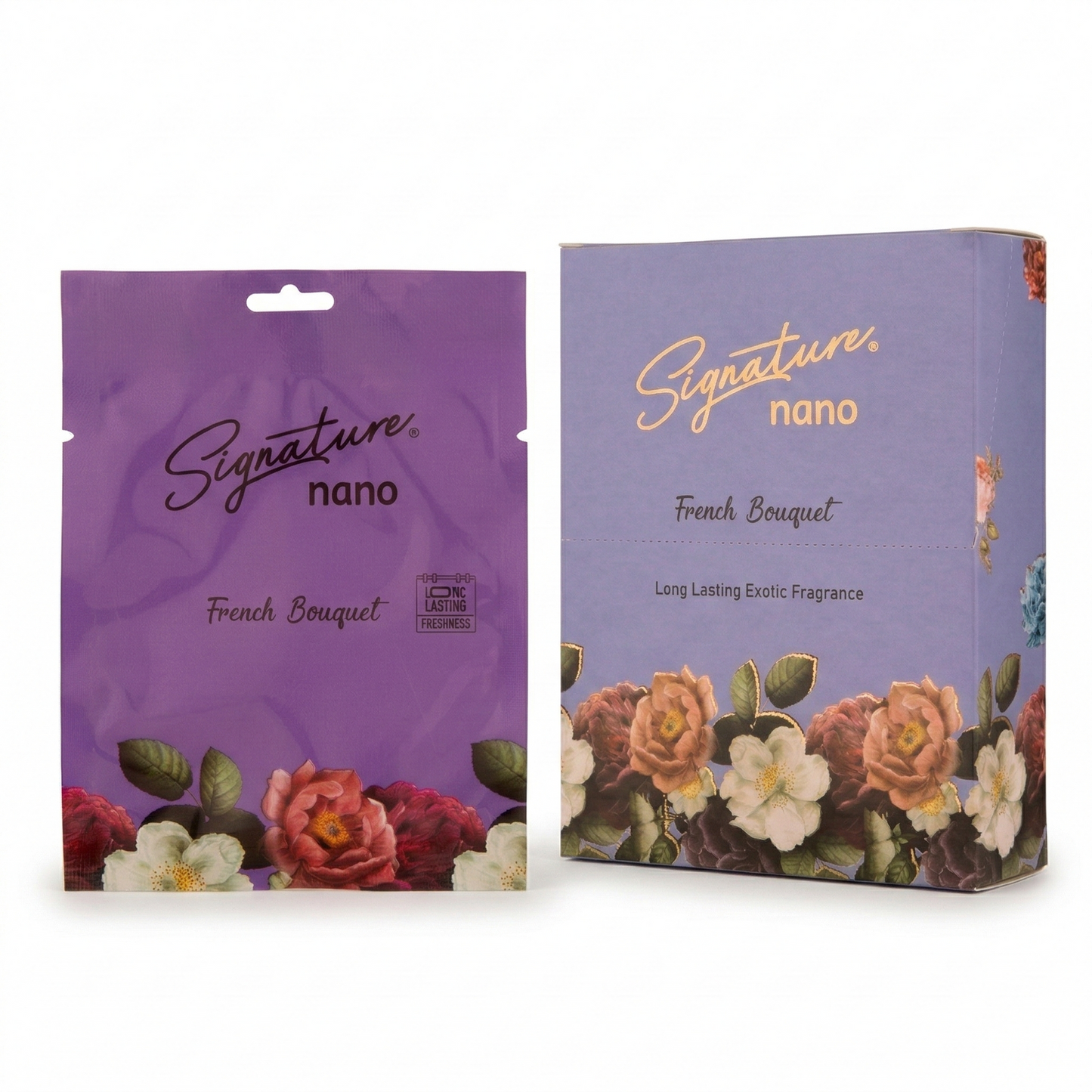 SIGNATURE NANO AIR FRESHENER HOME & CAR- FRENCH BOUQUET 10G