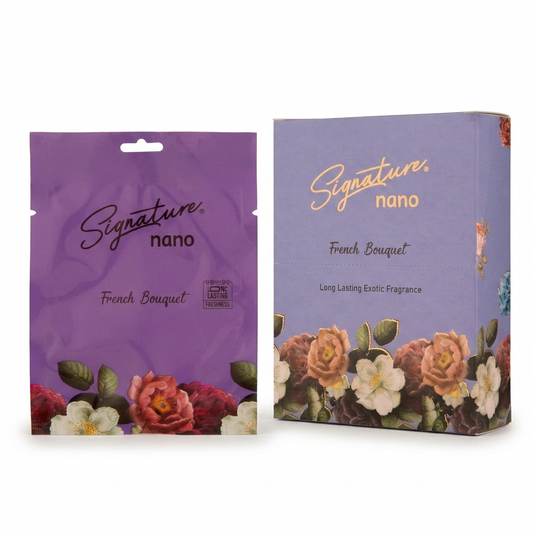 SIGNATURE NANO AIR FRESHENER HOME & CAR- FRENCH BOUQUET 10G