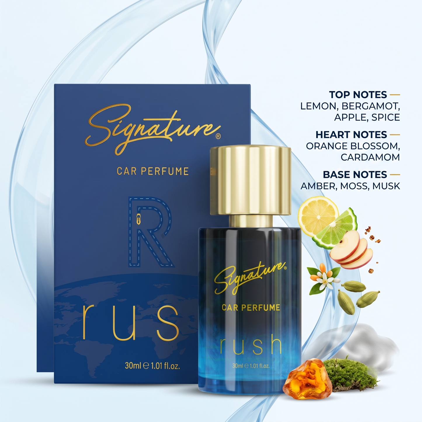 Signature Premium Car Perfume – 30 ML – Rush