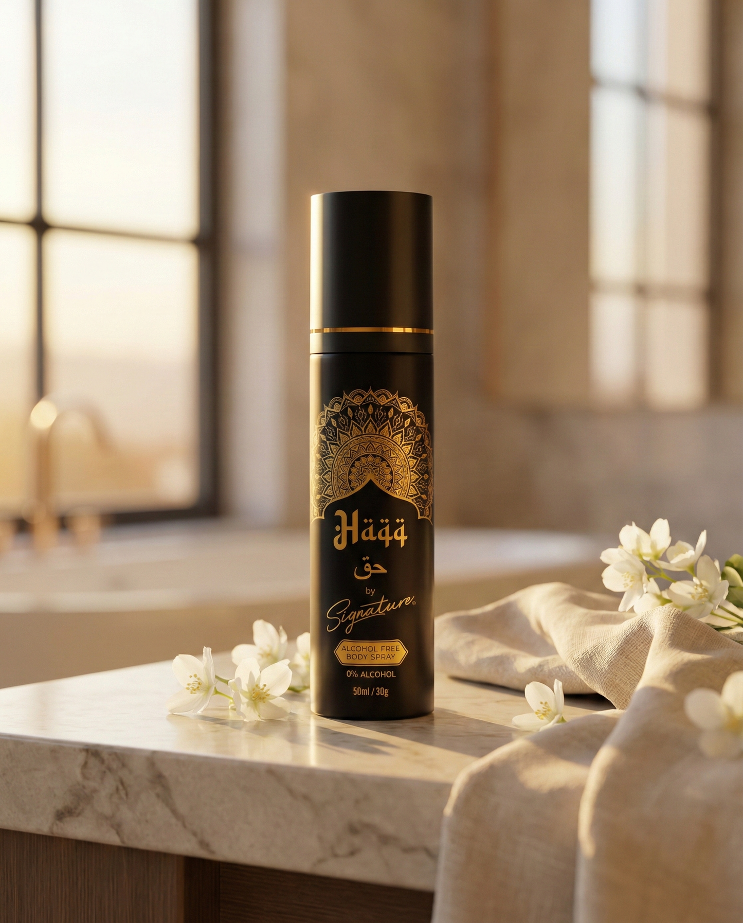 SIGNATURE PERFUME BODY SPRAY - NO ALCOHOL - 50ML - HAQQ