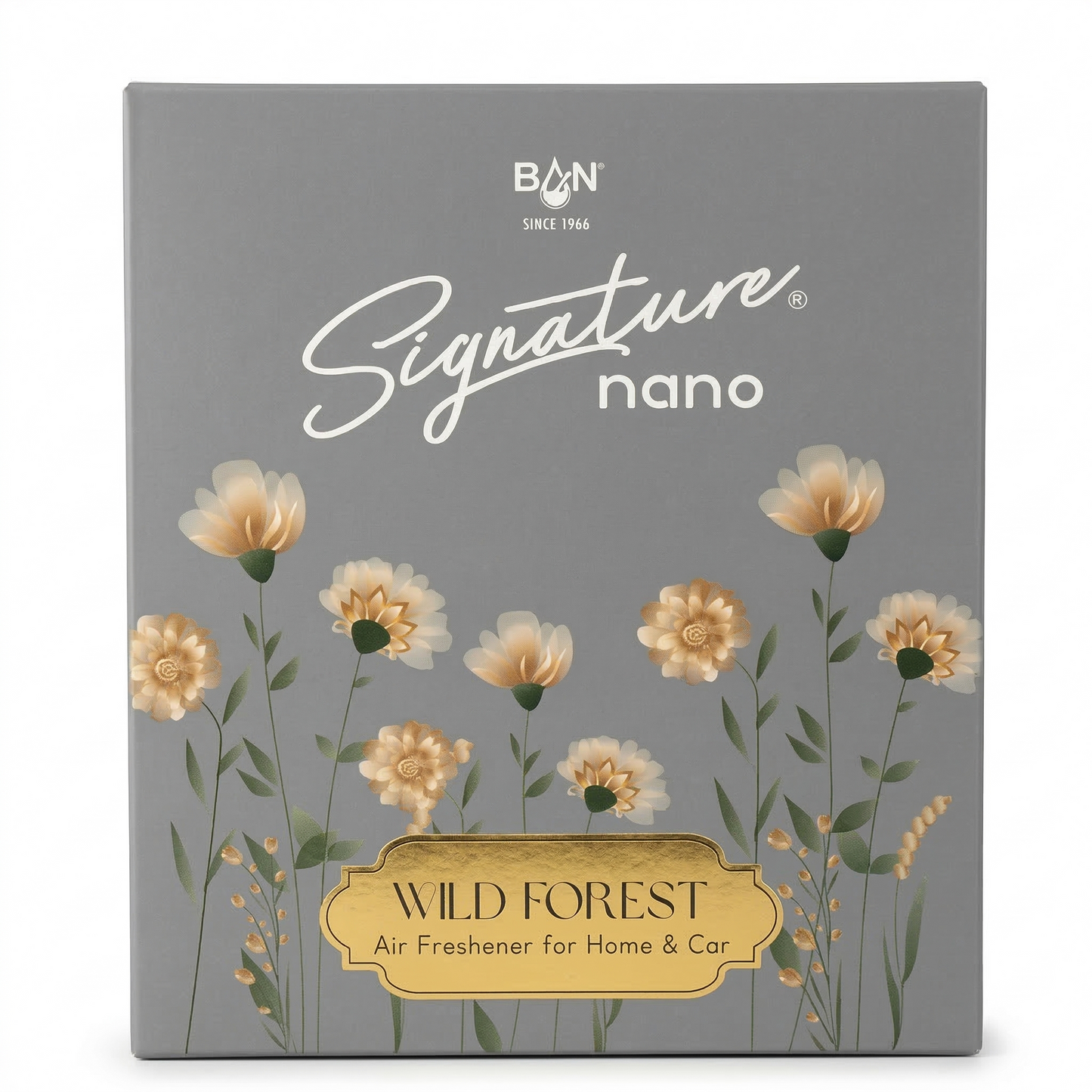 SIGNATURE NANO AIR FRESHENER HOME & CAR- WILD FOREST 10G