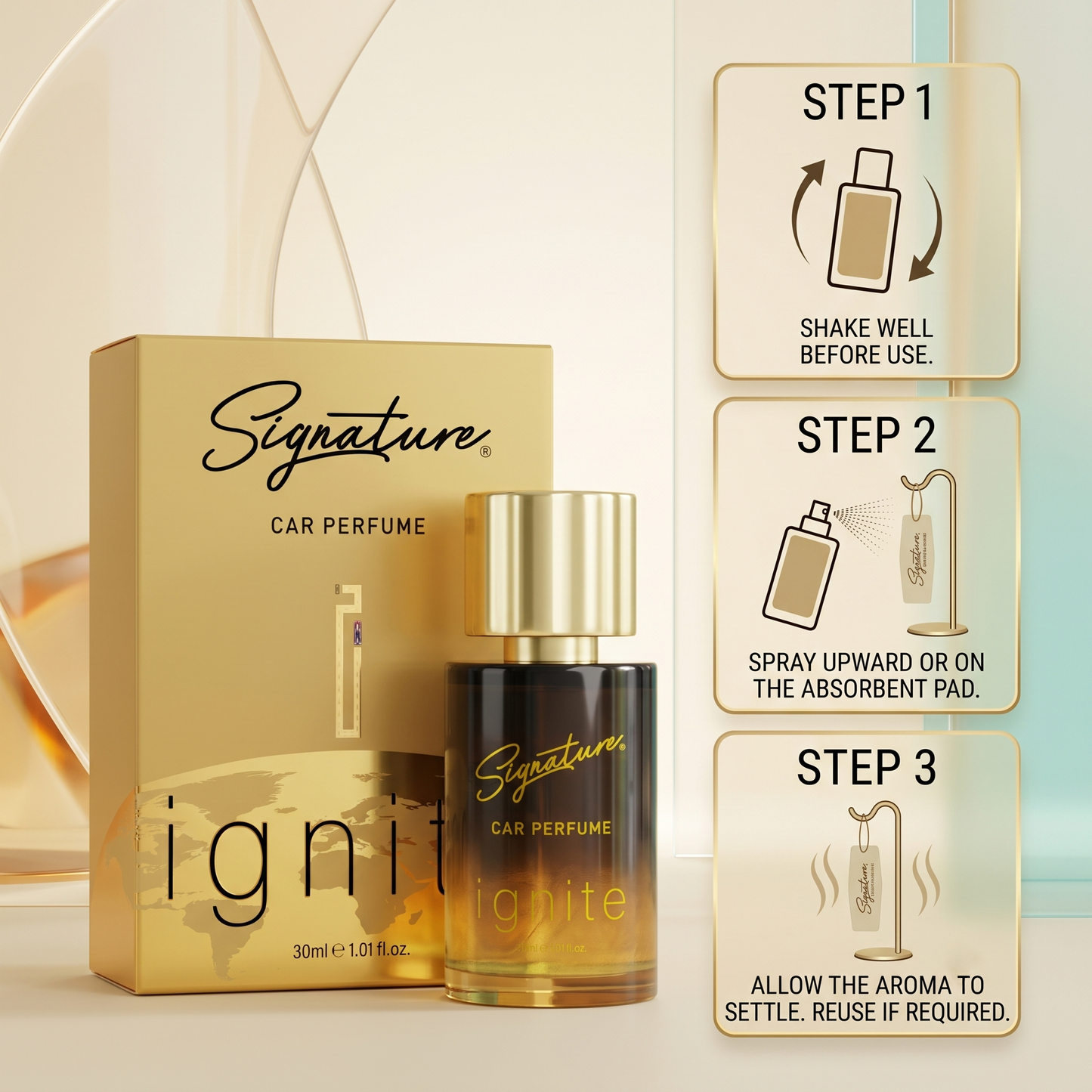 Signature Premium Car Perfume – 30 ML – Ignite