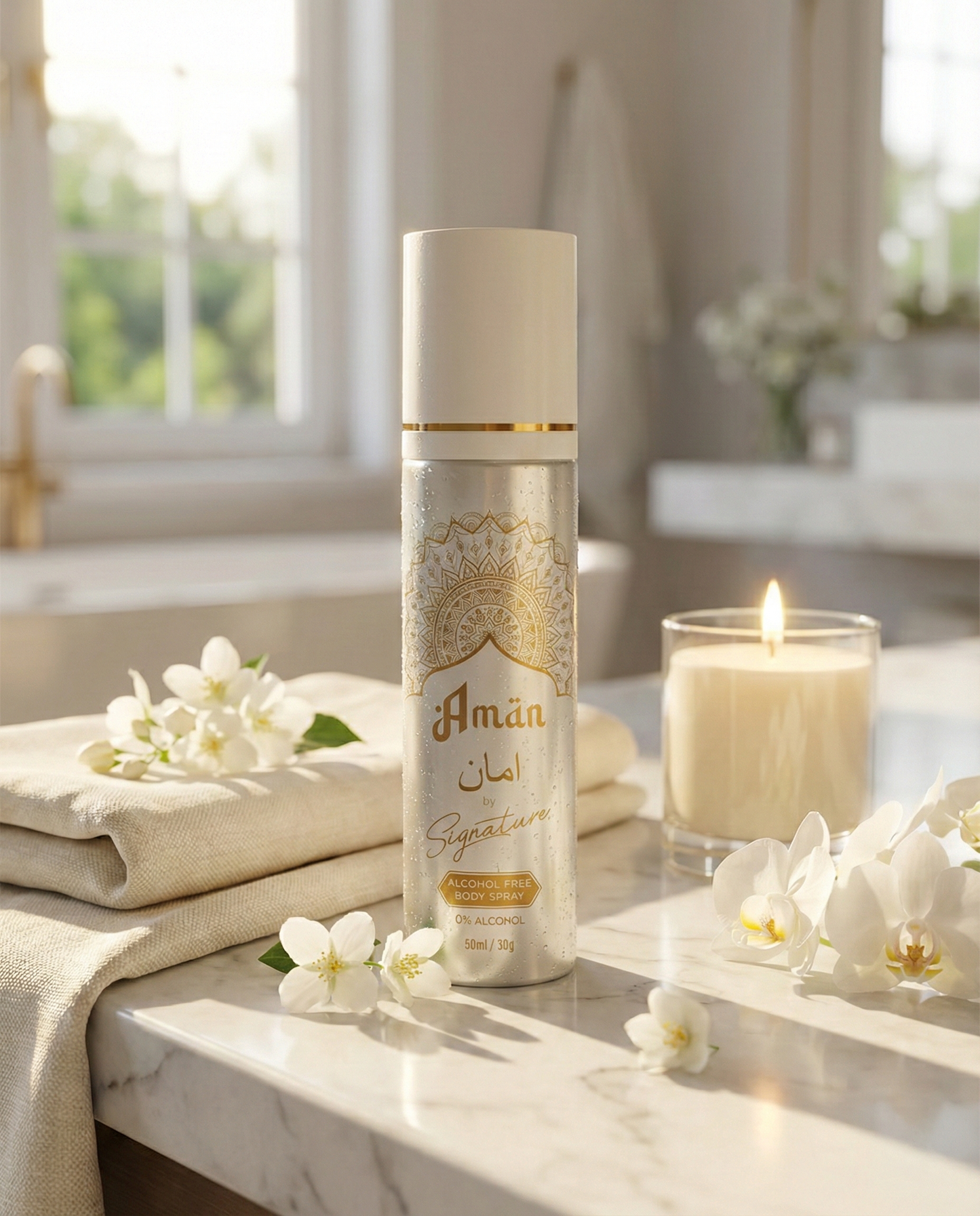 SIGNATURE PERFUME BODY SPRAY - NO ALCOHOL - 50ML - AMAN