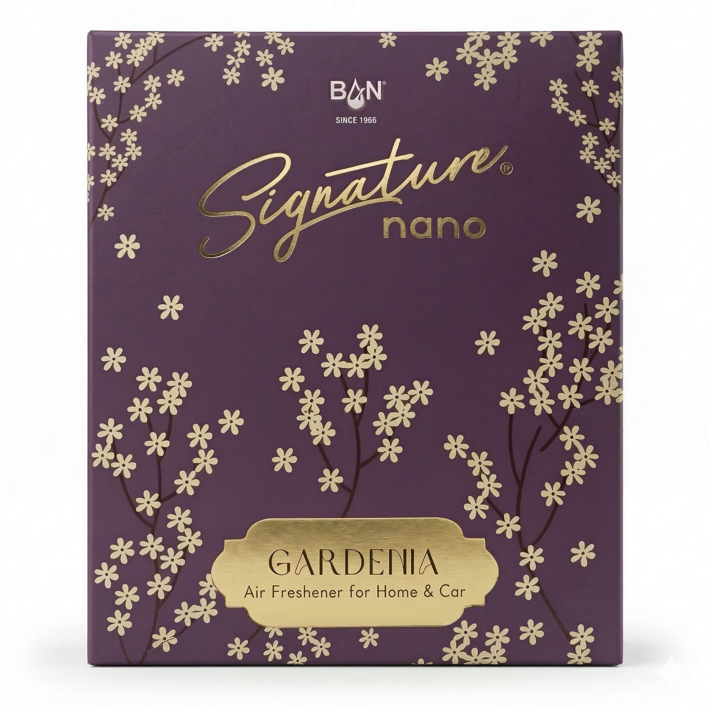 SIGNATURE NANO AIR FRESHENER HOME & CAR- GARDENIA 10G