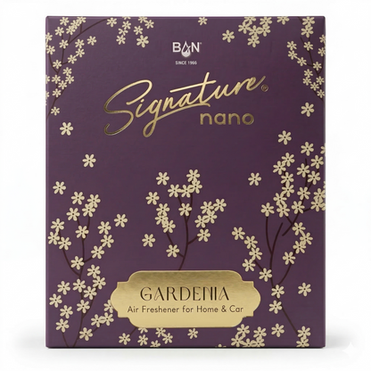 SIGNATURE NANO AIR FRESHENER HOME & CAR- GARDENIA 10G