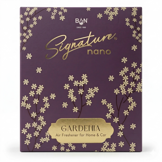 SIGNATURE NANO AIR FRESHENER HOME & CAR- GARDENIA 10G