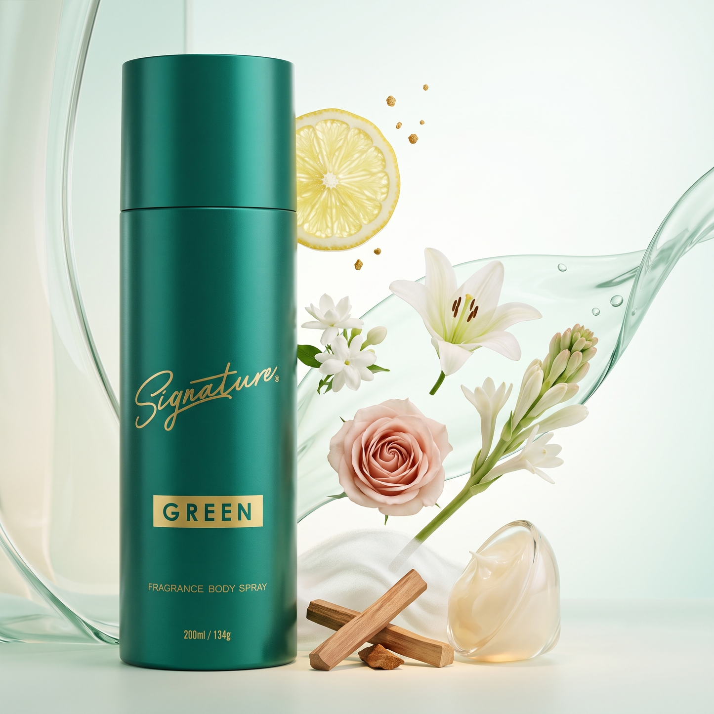 Signature Perfume Body Spray - Green 200 ML