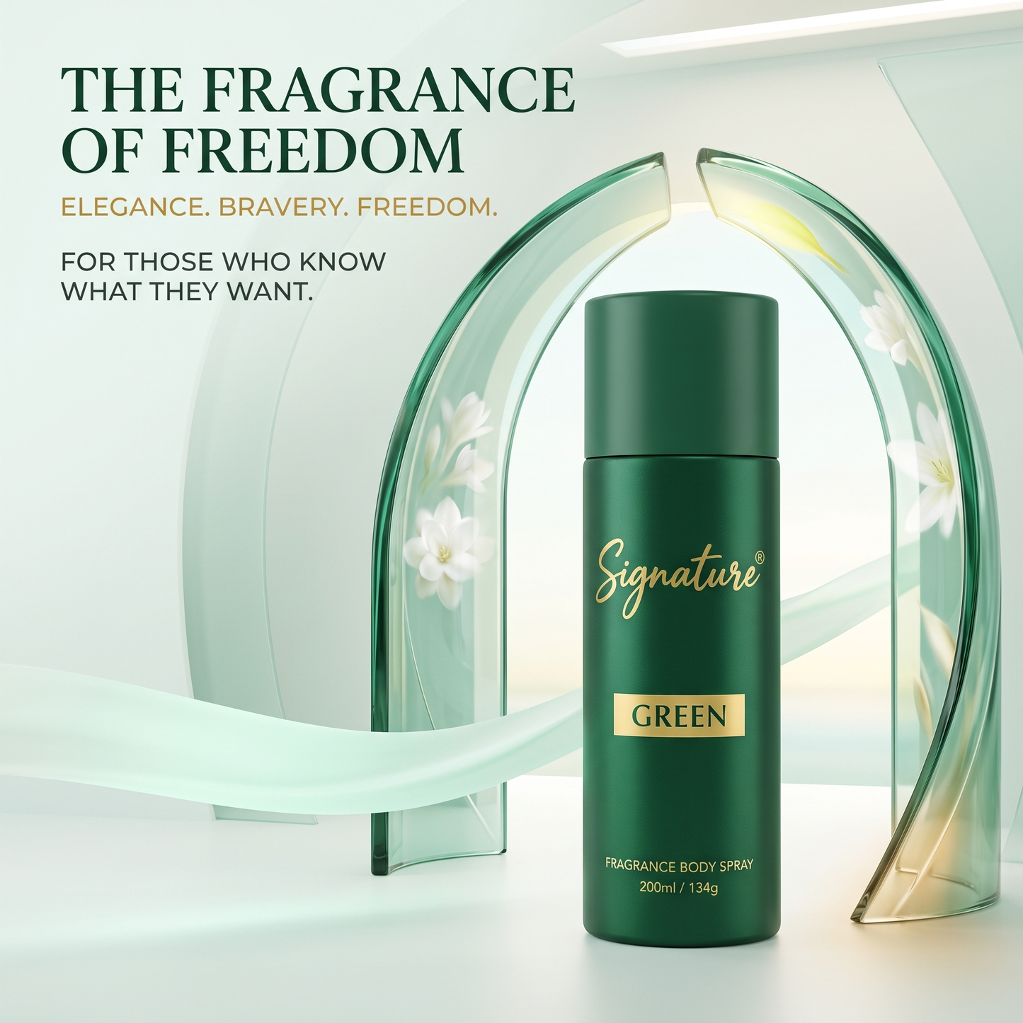 Signature Perfume Body Spray - Green 200 ML