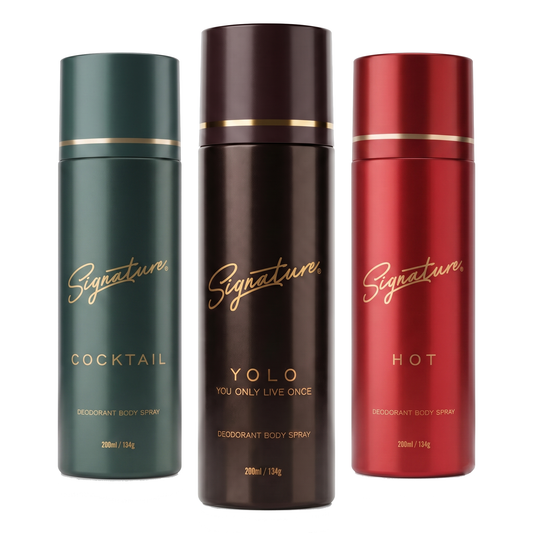 Signature Combo Deodorant Body Spray Pack of 3