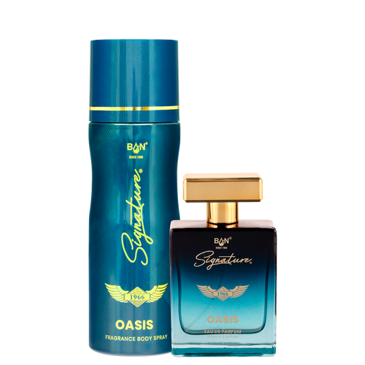OASIS Signature Duo – Men's 100ml EDP & 150ml Deodorant Combo | Clean Fresh Woody