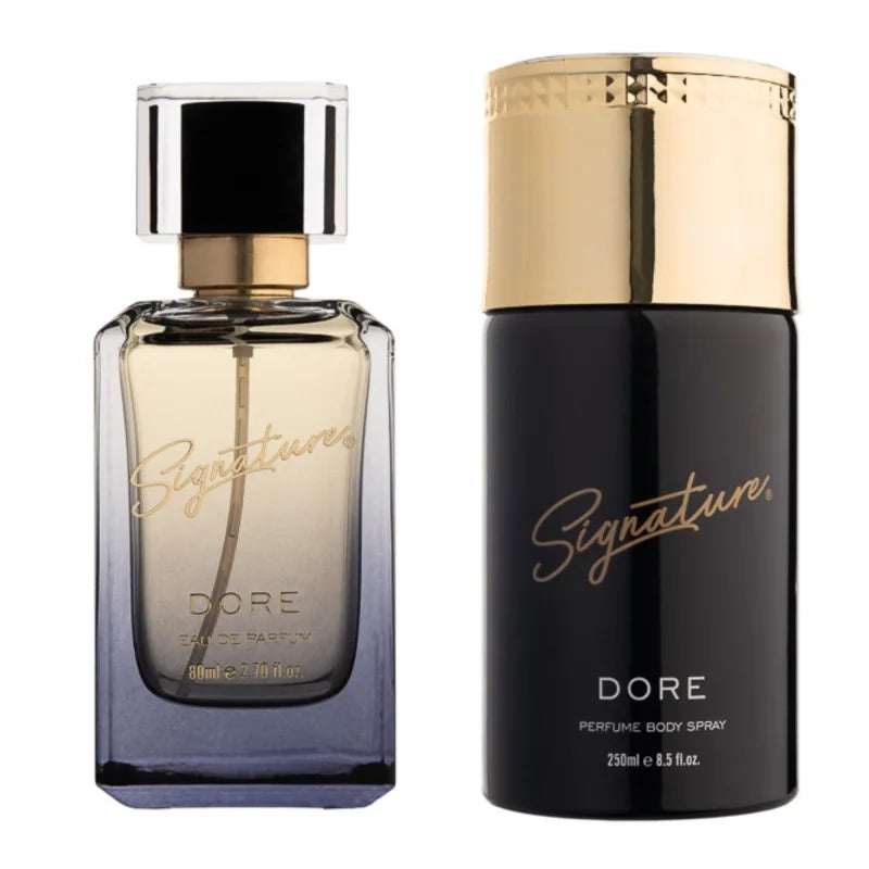 Signature Dore Gift Set - 80 ML EDP + 250 ML Deodorant