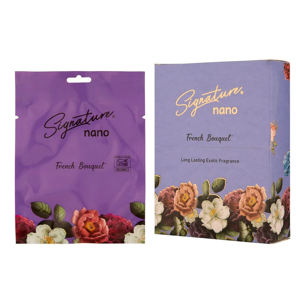 SIgnature French Bouquet Nano Room Freshner Pack of 4