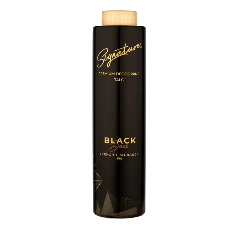 Signature Black Jack 300 Gram Body Talc