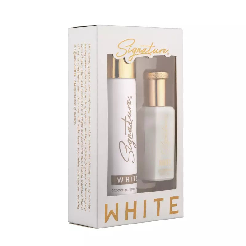 Signature White Body Spray 70 ML + White EDP 20 ML Gift Set Combo