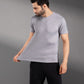 The Secret LoomMen's T-Shirt: 100% Polyester Double Cool Round Neck Gym T-Shirts
