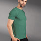 The Secret LoomMen's T-Shirt: 100% Polyester Double Cool Round Neck Gym T-Shirts