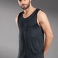 The Secret Loom Men's Gym Vest - Premium 100% Polyester Double Cool