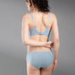The Secret Loom Women's Hipster - 100% Cotton Pointelle Rib - Premium High Waist Hipster Panties for Women