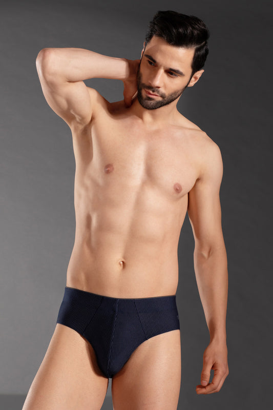 The Secret Loom Men's Brief - 80% Modal, 10% Polyester, 10% Elastane (Yarn Dyed) - Premium Underwear for Men, Soft and Breathable Briefs