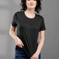 The Secret Loom Women's T-Shirt - 95% Bamboo, 5% Elastane - Premium T-Shirts for Women