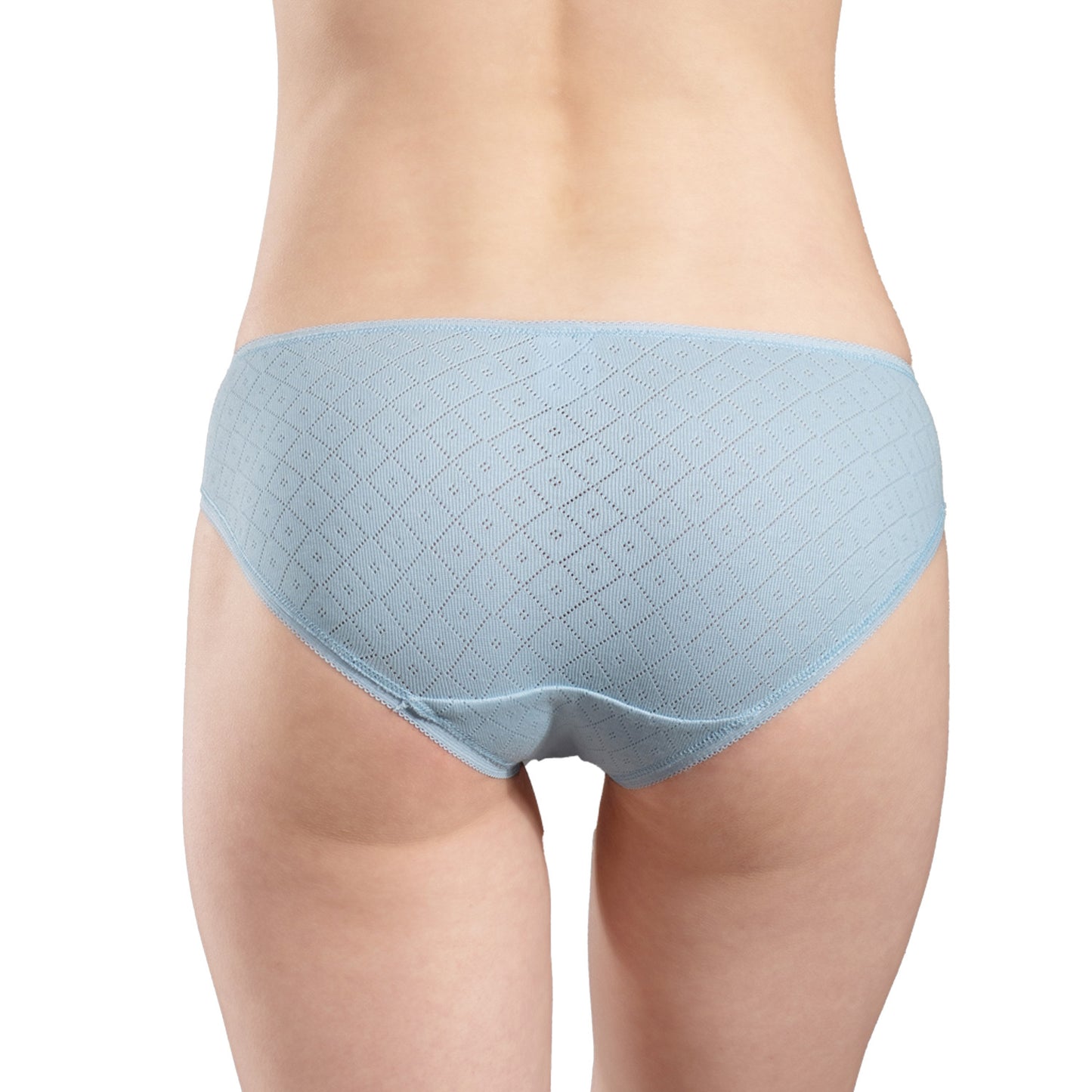 The Secret Loom Women's Bikini - 100% Cotton Pointelle Rib - Premium Bikini Set for Women